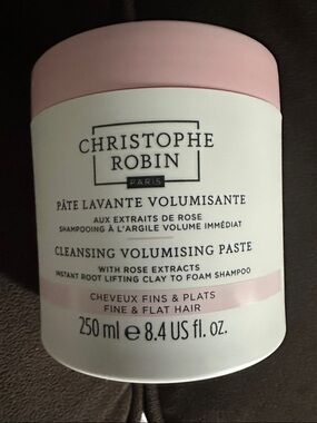 Christophe Robin Cleansing Volumising Shampoo Paste with Rose Extracts - Pink